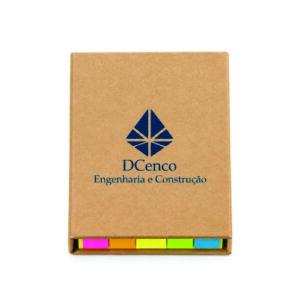 Bloco de Notas Ecológico Personalizado Com Logotipo da Empresa