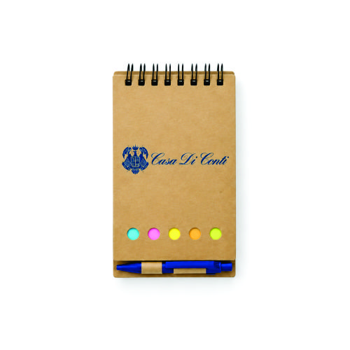 Bloco de Notas Sustentável Com Caneta Personalizado