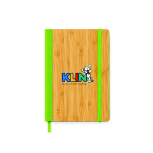 Caderno Ecológico Com Capa de Bambu Personalizado