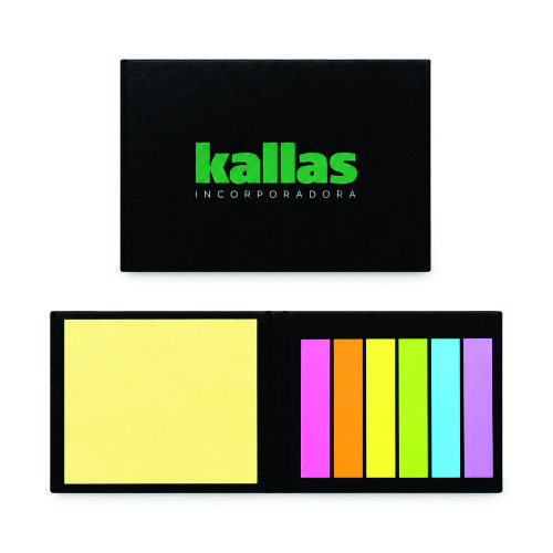 Conjunto 7 Sticky Notes Noir Personalizado