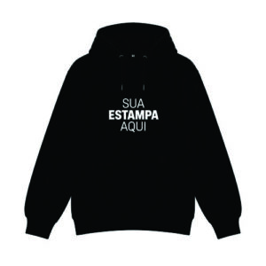 Moletom Blusa Personalizado Sua Ideia Logo Estampa Foto