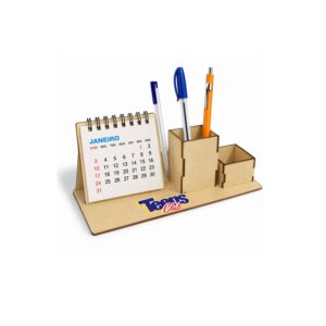 Calendário e Porta Canetas MDF Personalizado