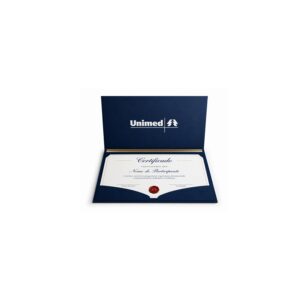 Pasta Diploma e Certificado Personalizada