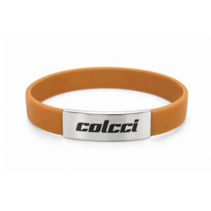 Pulseira de Silicone com Acabamento em Metal Personalizada