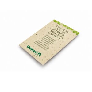 Card Papel Semente Personalizado